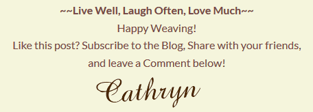 Cathryn's Blog Signoff