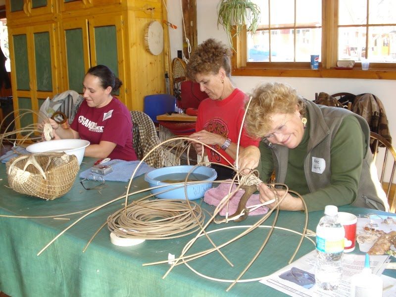 Antler Basket Class at North House Folk School