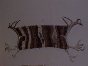 Reindeer Ripples Antler Wall Basket -Peters