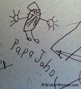 Drawing of Papa John