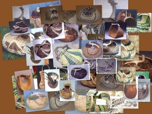 Samples of Cathryn Peters Antler Baskets