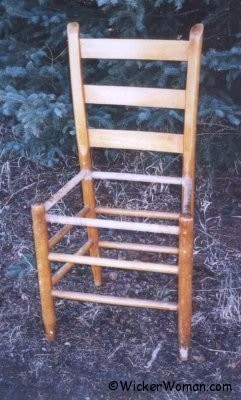 post and rail chair frame