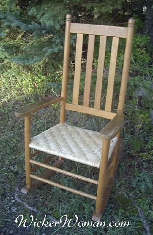 Woven reed online chair