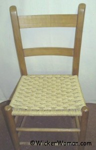 Mule ear chair with seagrass seat Mule ear chair with seagrass seat
