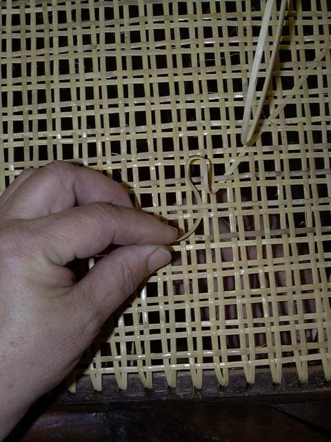 Hole-to-Hole Chair Caning 