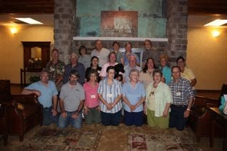 Attendees of The SeatWeavers' Guild annual 2009 meeting and Gathering in Nelsonville, OH. 