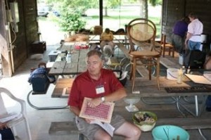 TSWG member chair caning demonstration