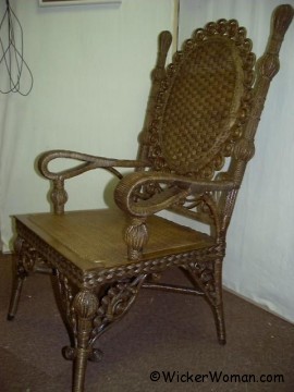 Wakefield Rattan Company chair restored