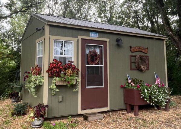 The Wicker Woman's chair caning and antler basket weaving studio in Hudson, WI. 